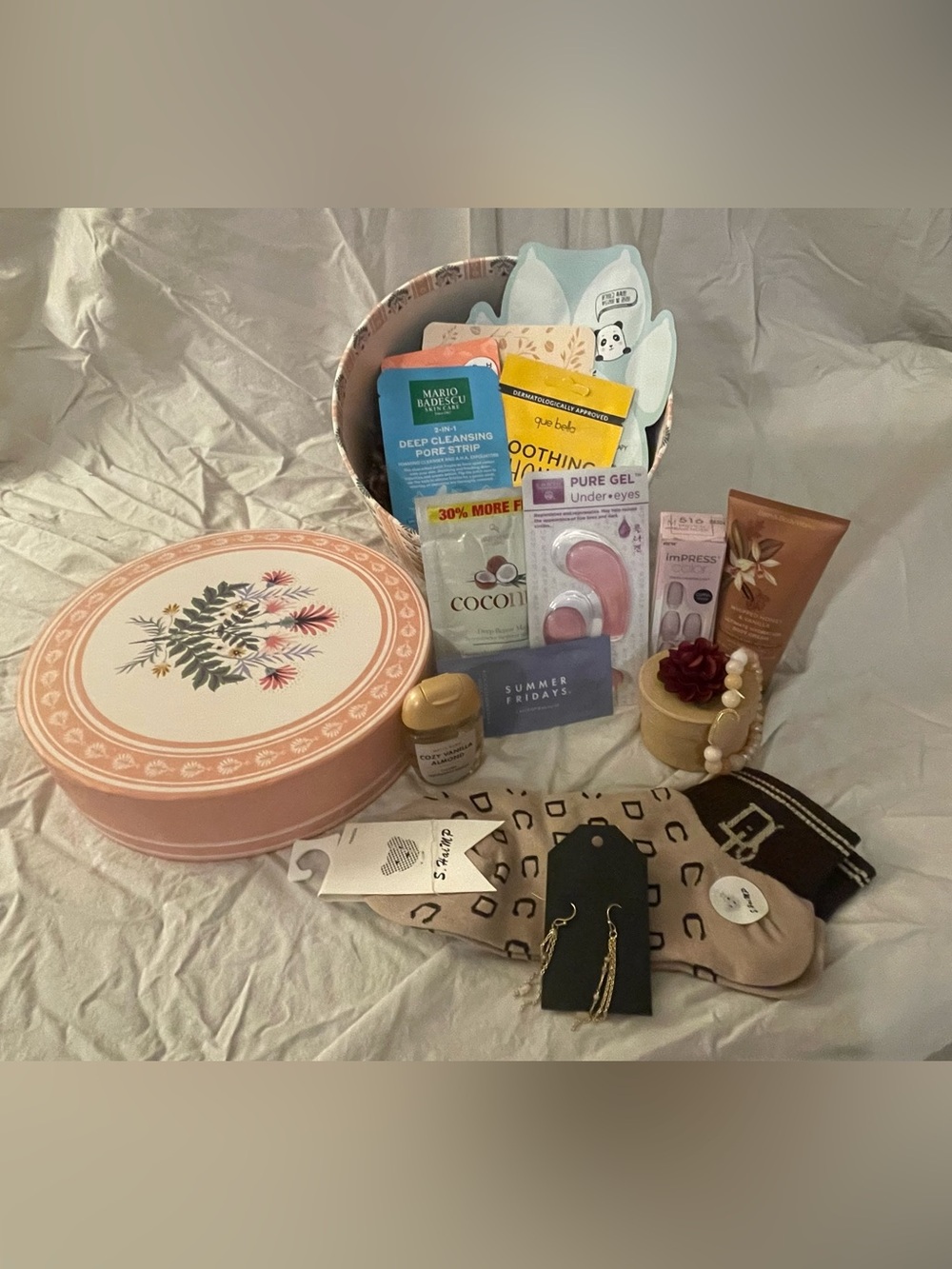 Pamper Package, Mario Badescu, Summer Fridays, B&BW, Que Bella,Skincare Gift Set